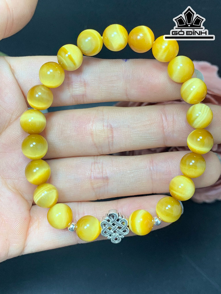 Vòng Tay Đá Mắt Hổ 8 Ly