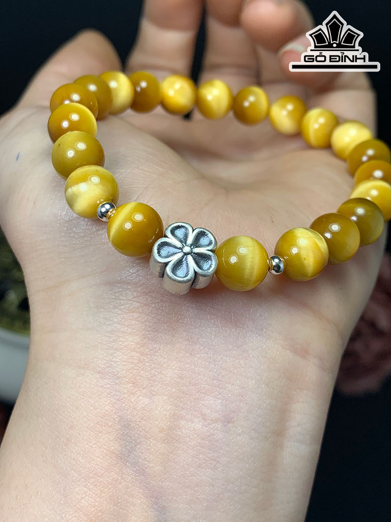 Vòng Tay Đá Mắt Hổ 8 Ly