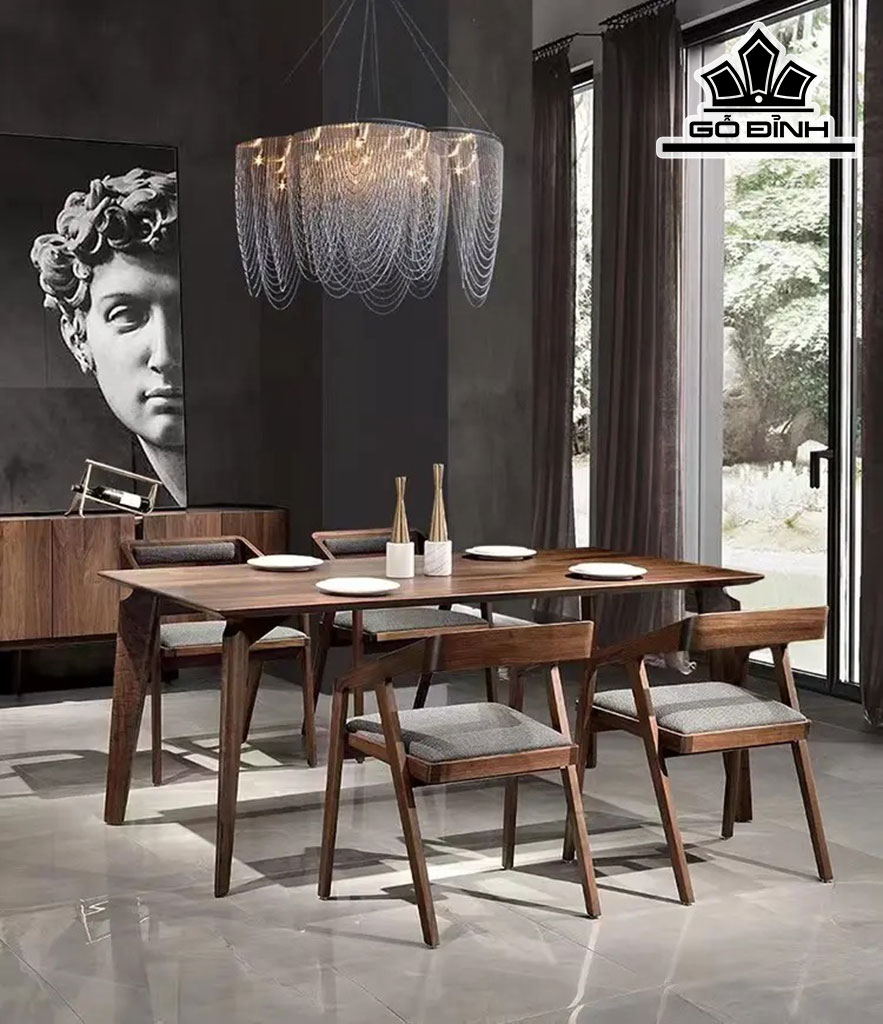 Bàn Ăn Gỗ Sồi (Oak) Dài 140 Ngang 70 Cao 75 (cm)