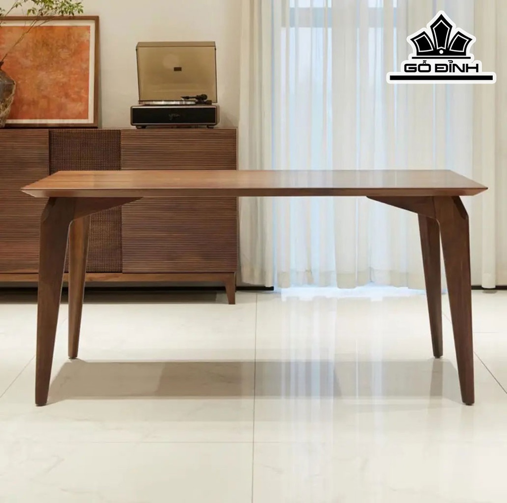 Bàn Ăn Gỗ Sồi (Oak) Dài 140 Ngang 70 Cao 75 (cm)