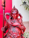 Tượng Quan Công Gỗ Trắc Cao 68 Ngang 30 Sâu 26 (cm)