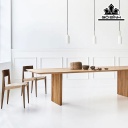 Bàn Ăn Gỗ Sồi (Oak) Dài 180 Ngang 80 Cao 65 (cm)