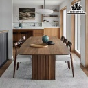 Bàn Ăn Gỗ Sồi (Oak) Dài 180 Ngang 80 Cao 65 (cm)