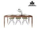 Bàn Ăn Gỗ Sồi (Oak) Dài 160 Ngang 80 Cao 75 (cm)