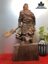 Tượng Gỗ Quan Công Gỗ Trắc Ngang 38 Cao 16 Sâu 10 (cm)
