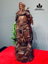 Tượng Quan Công Gỗ Trắc Cao 63 Ngang 24 Sâu 22 (cm)