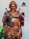 Tượng Quan Công Gỗ Trắc Cao 63 Ngang 24 Sâu 22 (cm)