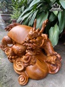 Rùa Phong Thủy Gỗ Hương Cao 30 Ngang 52 Sâu 30 (cm)