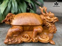 Rùa Phong Thủy Gỗ Hương Cao 30 Ngang 52 Sâu 30 (cm)