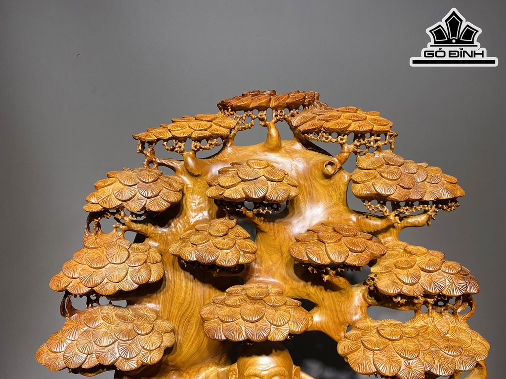 Tượng Phật Di Lặc Ngũ Phúc Gỗ Hương Cao 77 Ngang 56 Sâu 31 (cm)