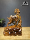 Tượng Nhất Dương Gỗ Ngọc Am Cao 60 Ngang 40 Sâu 20 (cm)