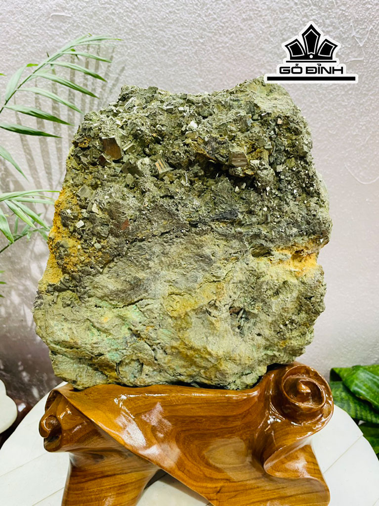Tinh Thể Đá Pyrite (Đá Vàng Găm) Cao 37 Ngang 23 (cm) 10kg
