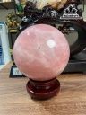 Bi Cầu Đá Thạch Anh Hồng Cao Đường Kính 16 (cm) 6,5kg