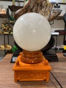 Bi Cầu Đá Thạch Anh Trắng Cao Đường Kính 21,8 (cm) 14,25kg