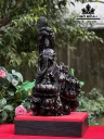 Tượng Phật Bà Quan Âm Gỗ Trắc Cao 56 Ngang 28 Sâu 26 (cm)