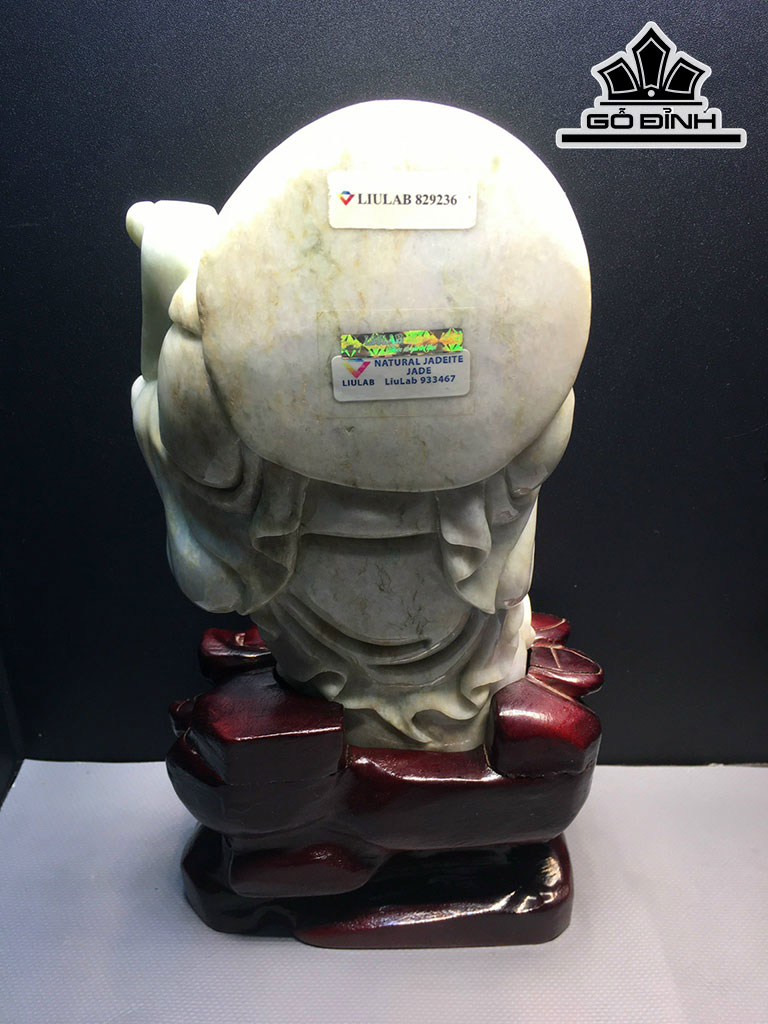 Tác Phẩm Đá Cẩm Thạch Cao 260 Ngang 84 Sâu 24 (mm) 1586gr