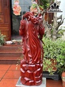 Tượng Quan Công Gỗ Tử Đàn Cao 105 Ngang 33 Sâu 33 (cm)