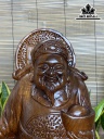 Tượng Thần Tài Gỗ Hương Cao 52 Ngang 28 Sâu 18 (cm)