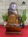 Tượng Thần Tài Gỗ Hương Cao 52 Ngang 28 Sâu 18 (cm)