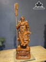 Tượng Quan Công Gỗ Hương Cao 80 Ngang 30 Sâu 20 (cm)