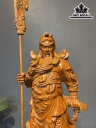 Tượng Quan Công Gỗ Hương Cao 80 Ngang 30 Sâu 20 (cm)