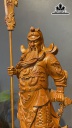 Tượng Quan Công Gỗ Hương Cao 80 Ngang 30 Sâu 20 (cm)