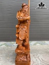 Tượng Quan Công Gỗ Hương Cao 100 Ngang 36 Sâu 24 (cm)