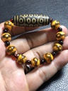 Vòng Tay Đá Mắt Hổ Thạch Anh Tóc Vàng Đường Kính Hạt 10 (mm) 21gr