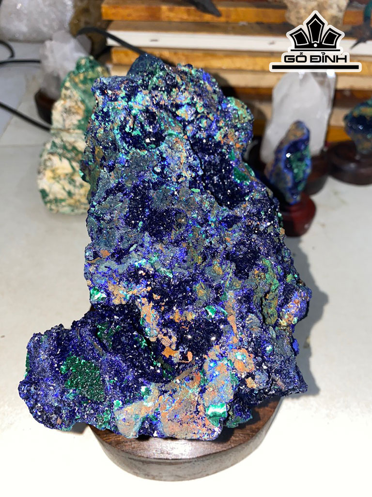 Tác Phẩm Đá Azurite Cao 21 Ngang 21 (cm) 43kg