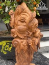 Tượng Phật Di Lặc Gỗ Ngọc Am Cao 70 Ngang 33 Sâu 24 (cm)