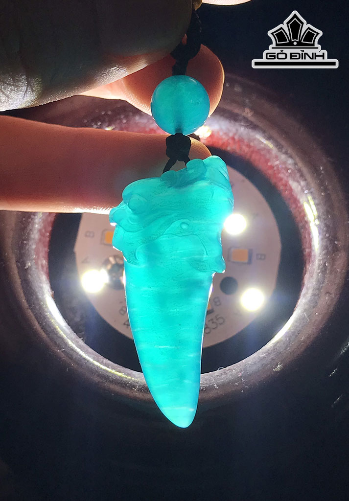 Rồng Đá Amazonite Cao 4 ngang 1,8 (cm) 8gr