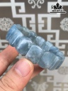 Vòng Tay Ngọc Hải Lam Đá Aquamarine -Rộng 16,3mm Chu vi vòng 21,5cm