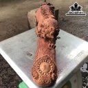 Tượng Nghê Gỗ Cẩm Cao 14 Ngang 39 Sâu 9 (cm)