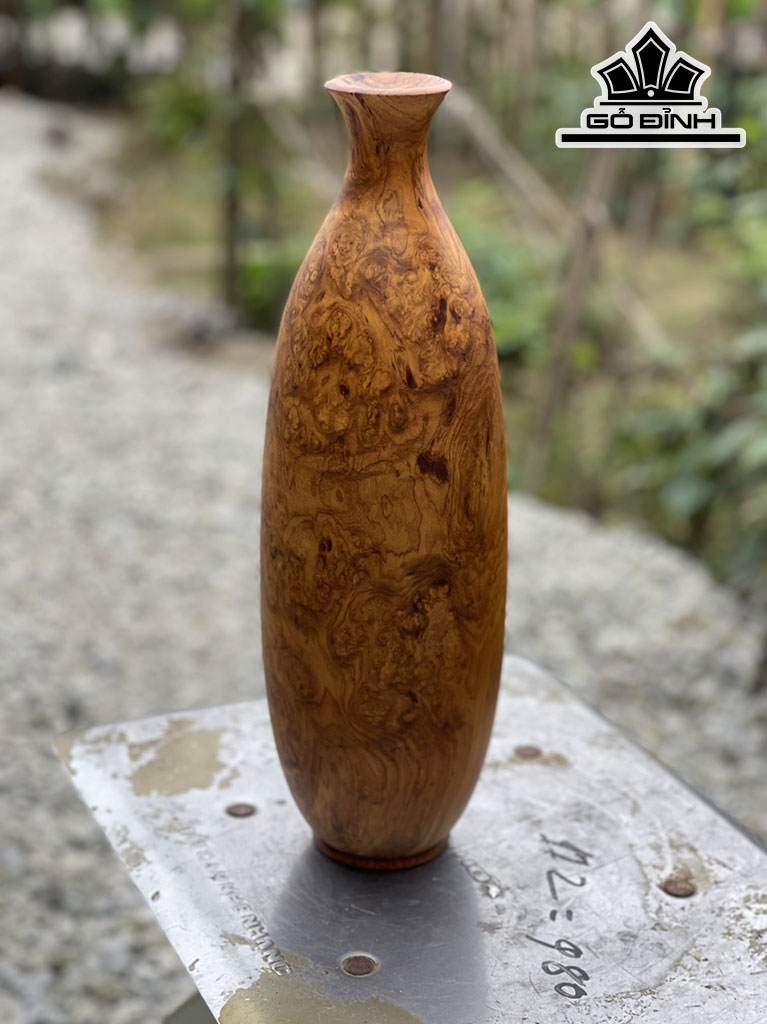 Bình Phú Quý Gỗ Hương Cao 40 Đường Kính 12 (cm)