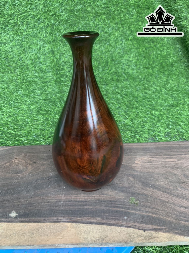Bình Gỗ Trắc Cao 11 Đường Kính 22,5 (cm)