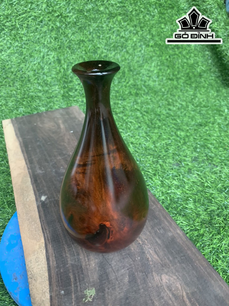 Bình Gỗ Trắc Cao 11 Đường Kính 22,5 (cm)