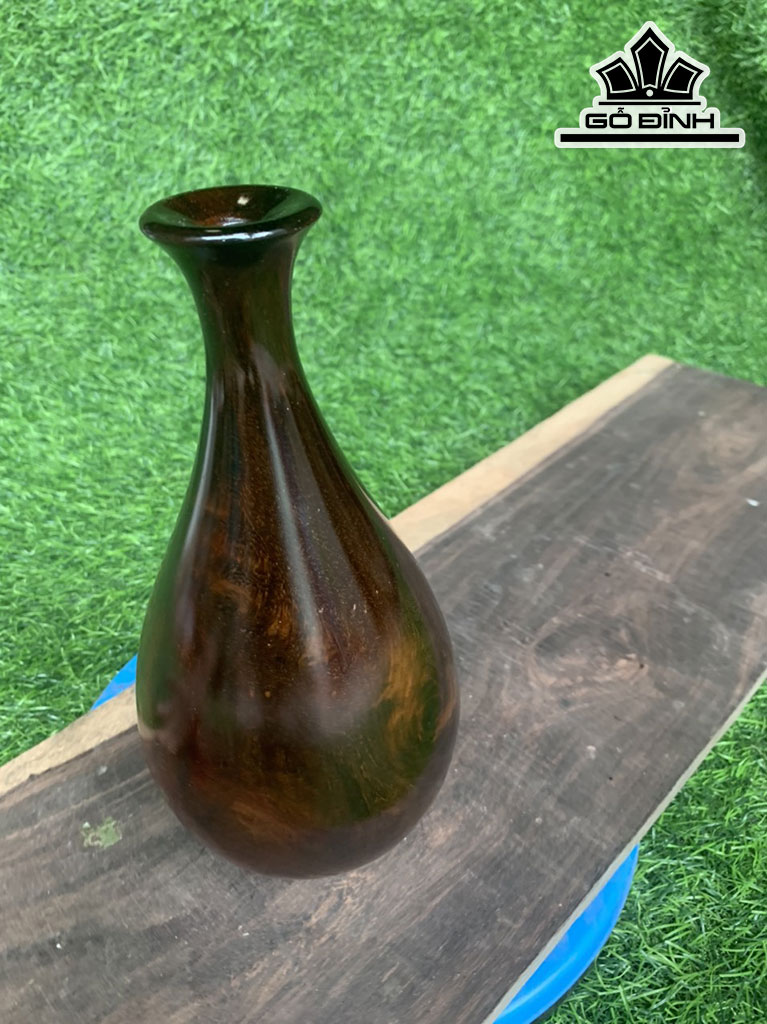 Bình Gỗ Trắc Cao 11 Đường Kính 22,5 (cm)