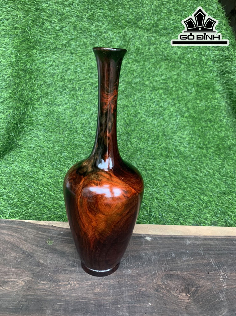 Bình Gỗ Trắc Cao 11,5 Đường Kính 31,5 (cm)