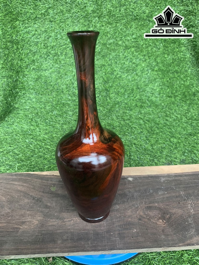 Bình Gỗ Trắc Cao 11,5 Đường Kính 31,5 (cm)