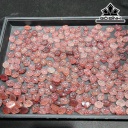 Mặt Hồ Ly Chúa Đá Thạch Anh Dâu Tây Hồng Cao 2 (mm)