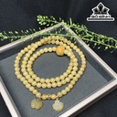 Vòng Tay Chuỗi Hồ Điệp Đá Ngọc Hoàng Đường Kính Hạt 6 (mm)