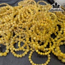 Vòng Tay Đá Thạch Anh Tóc Vàng Đường Kính Hạt 12(mm) 45gr