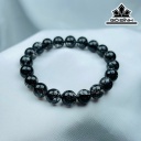 Vòng Tay Tóc Đen Đường Kính Hạt 12 (mm) 48gr