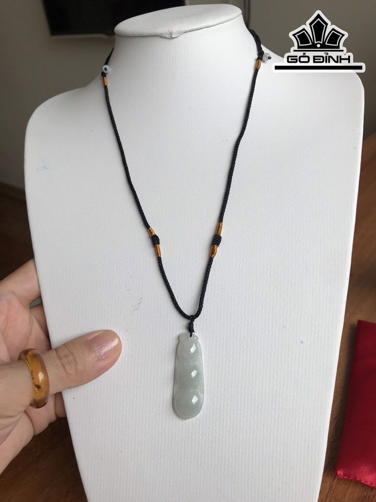 Mặt Dây Chuyền Đỗ Ngọc Đá Cẩm Thạch