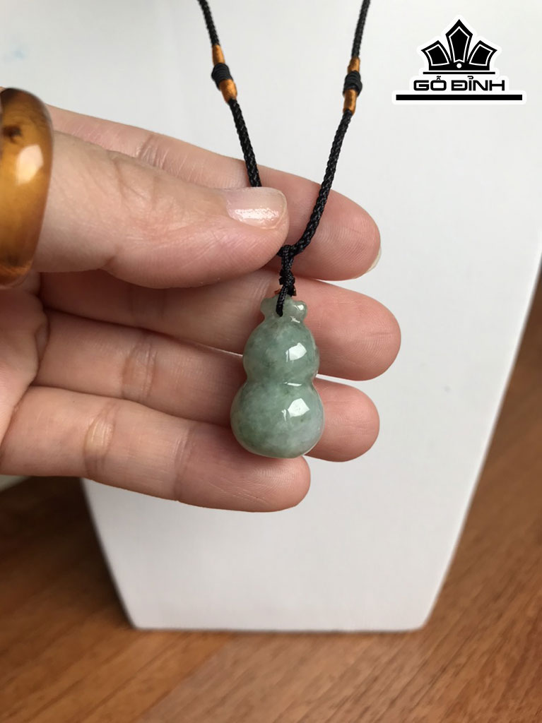 Mặt Dây Chuyền Hồ Lô Đá Cẩm Thạch Cao 5 (mm) gr