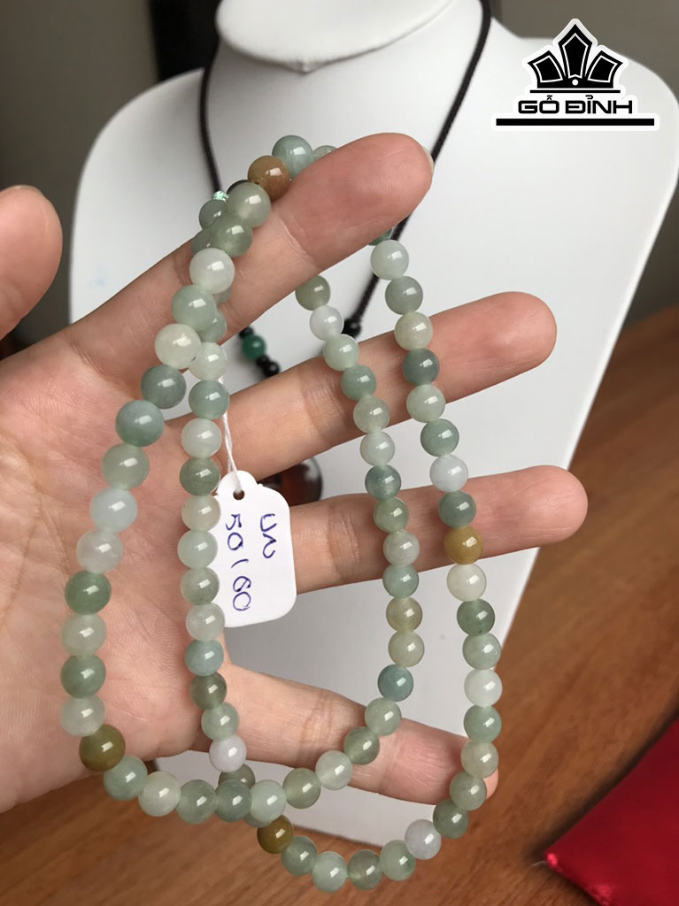 Vòng Tay Đá Cẩm Thạch Đường Kính Hạt 6,5 (mm)