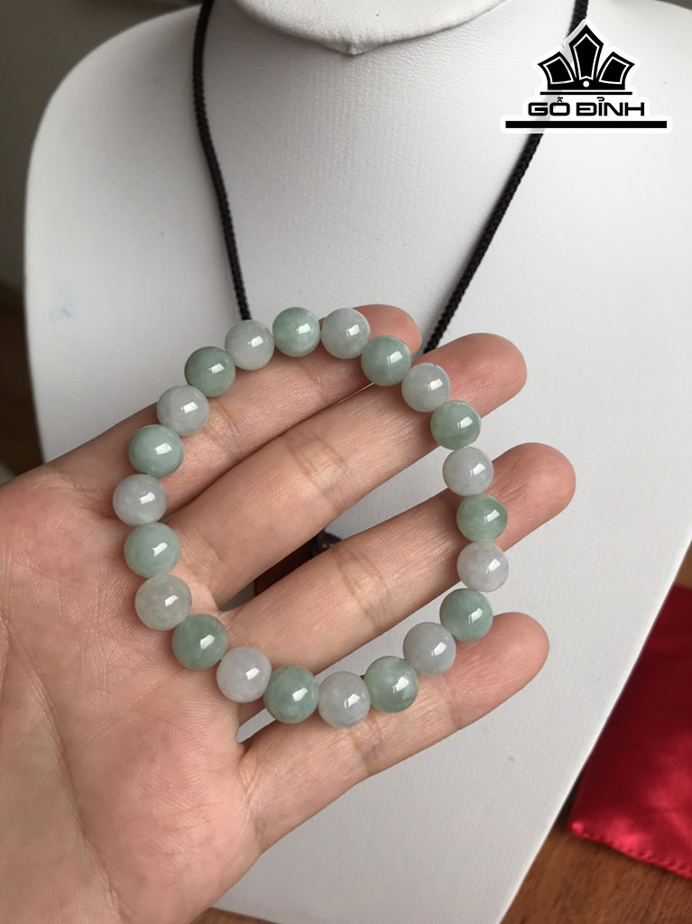 Vòng Tay Đá Cẩm Thạch Đường Kính Hạt 8,5 (mm)