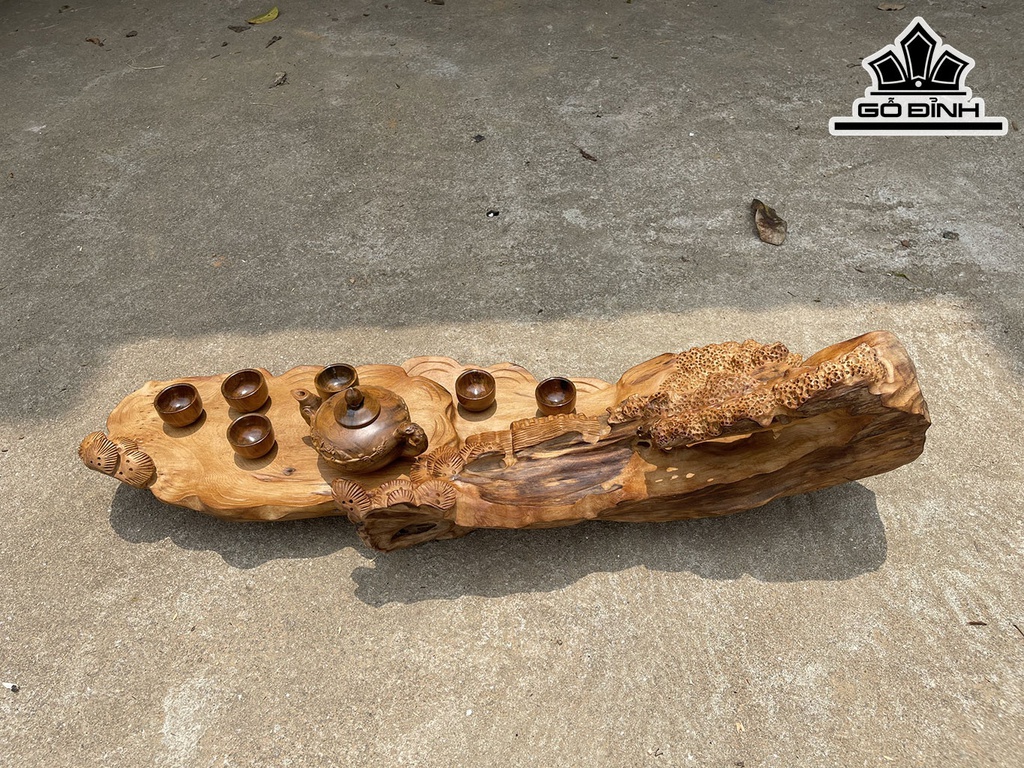 Khay Trà Gỗ Ngọc Am Cao 89 Ngang 30 Sâu 25 (cm)