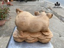 Tượng Heo Phong Thủy Gỗ Ngọc Am Cao 32 Ngang 23 Sâu 18 (cm)