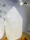 Tác Phẩm Đá Thạch Anh Trắng Cao 19 Ngang 20 (cm) 3kg